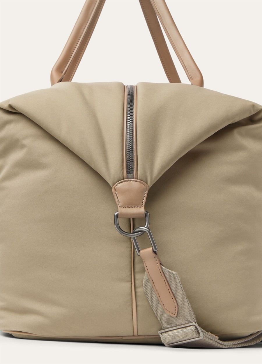 wind duffle microfiber tas - storm system tabakfumé taupeonyx