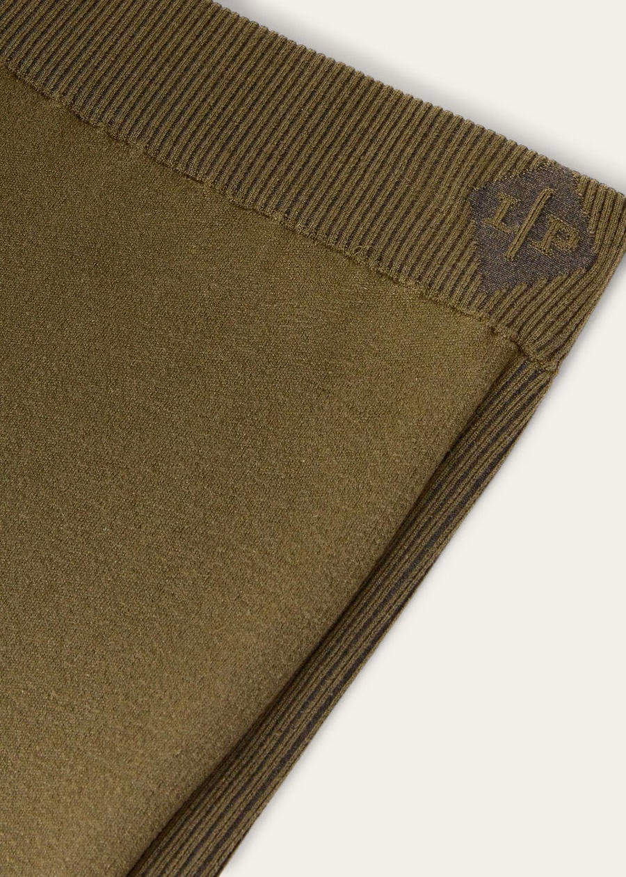 Lagorai zijden legging met boerenkoolprint