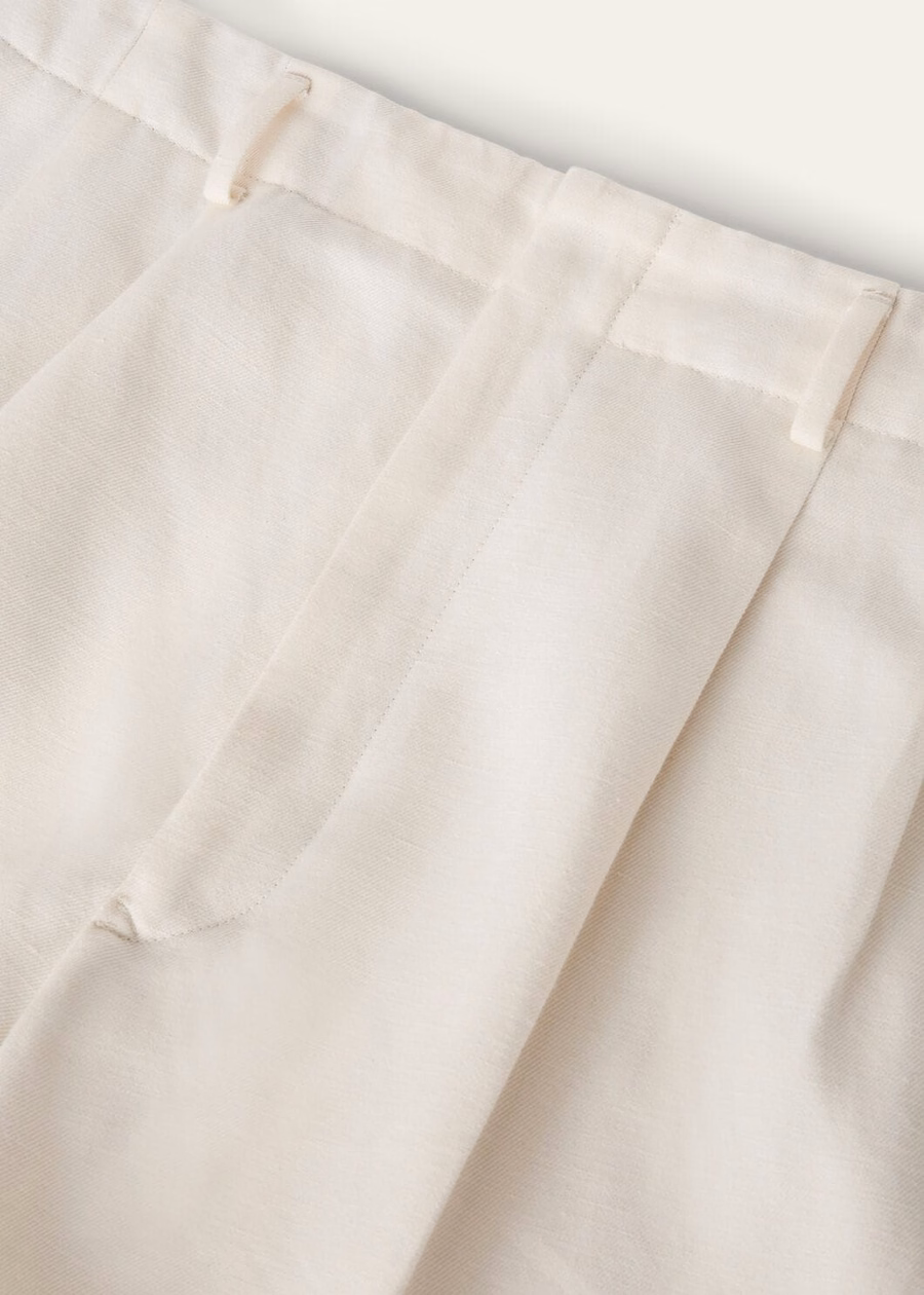 Joetsu katoenen shorts in de kleur Arctic Wolf