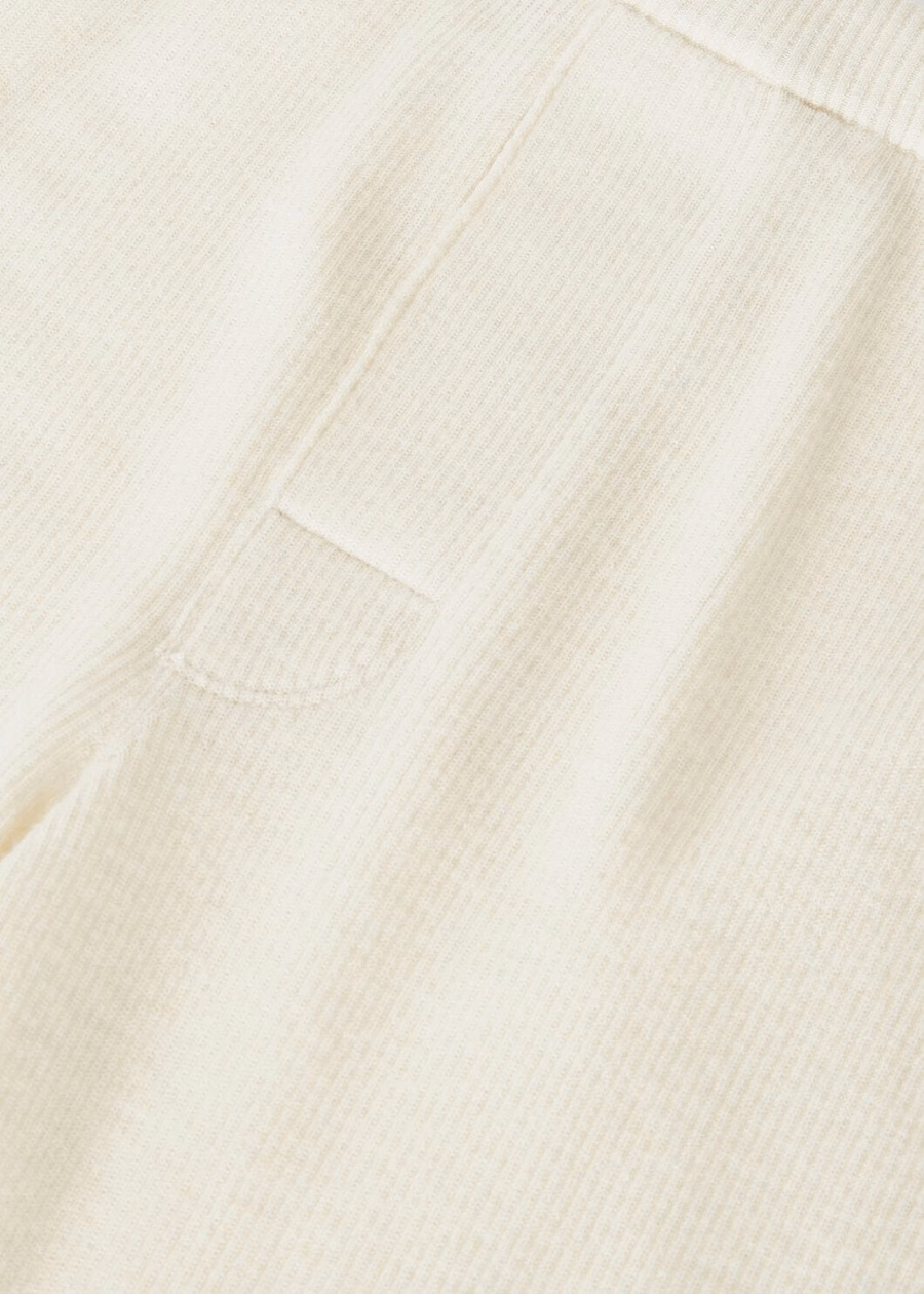 Witte sneeuw cocon kasjmier broek