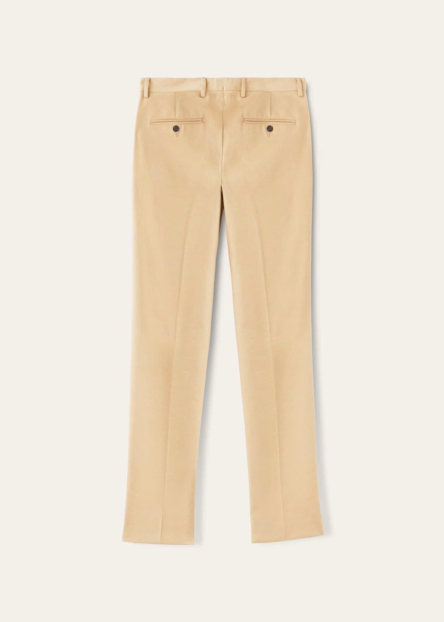 Jarno katoenen Highlander camelkleurige broek