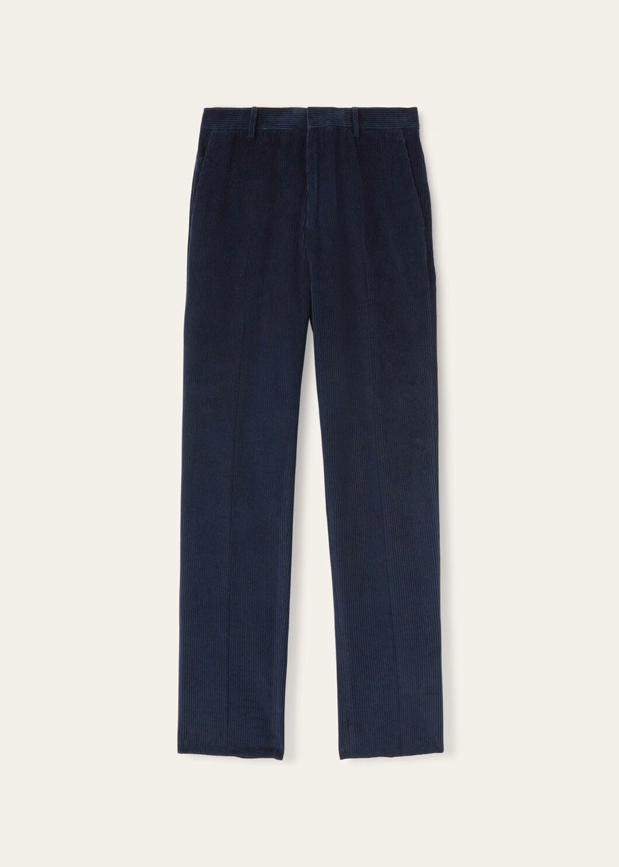 Jarno katoenen broek marineblauw