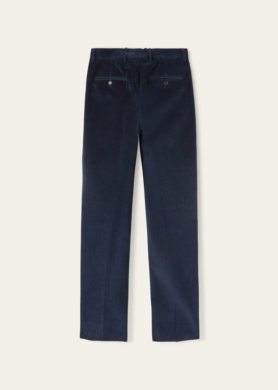 Jarno katoenen broek marineblauw