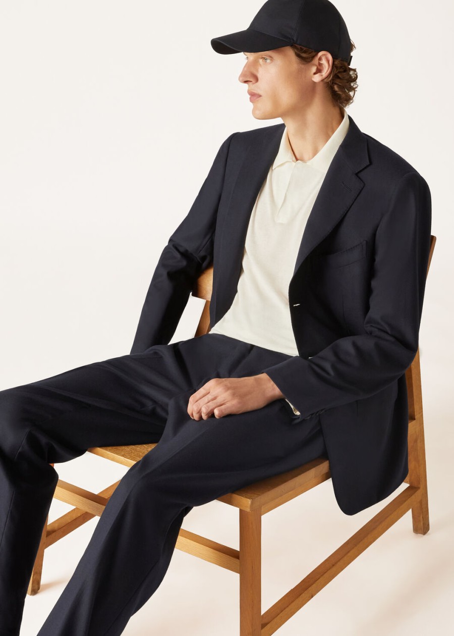 the gift of kings tailor two pince trousers navy