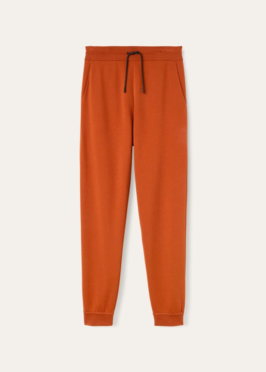 larecchio broek katoen kasjmier jaspis koraal oranje