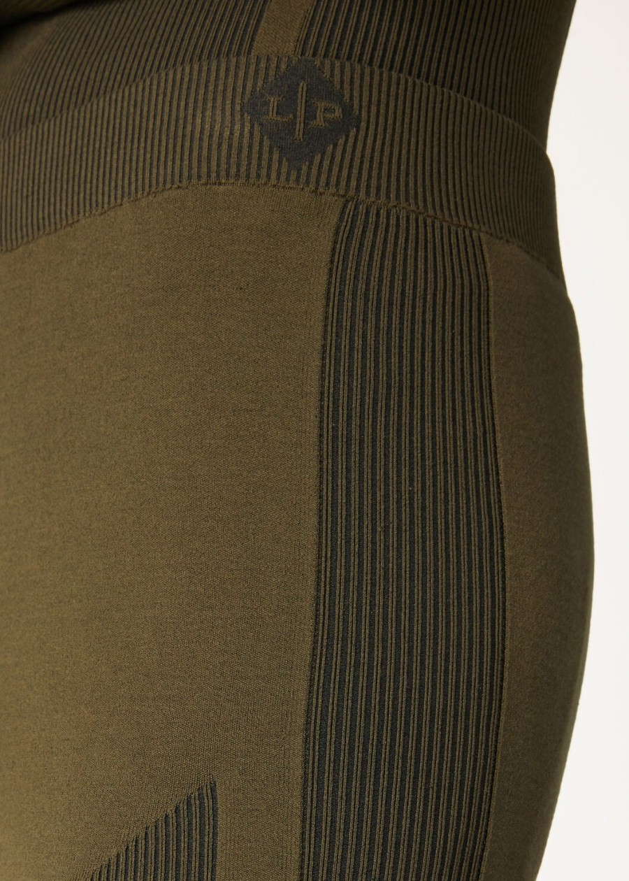 lagorai zijden legging met boerenkoolprint