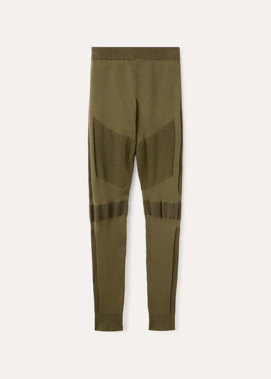 lagorai zijden legging met boerenkoolprint