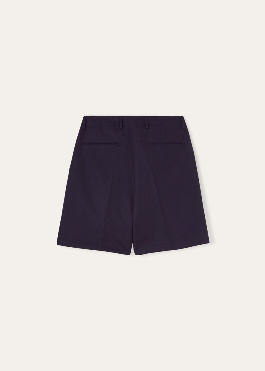 joetsu katoenen shorts marineblauw