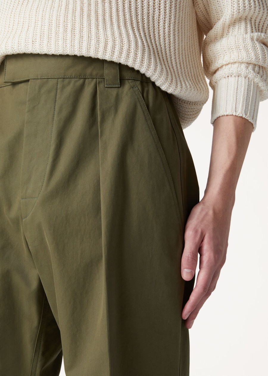 reinga katoenen broek met theebladmotief