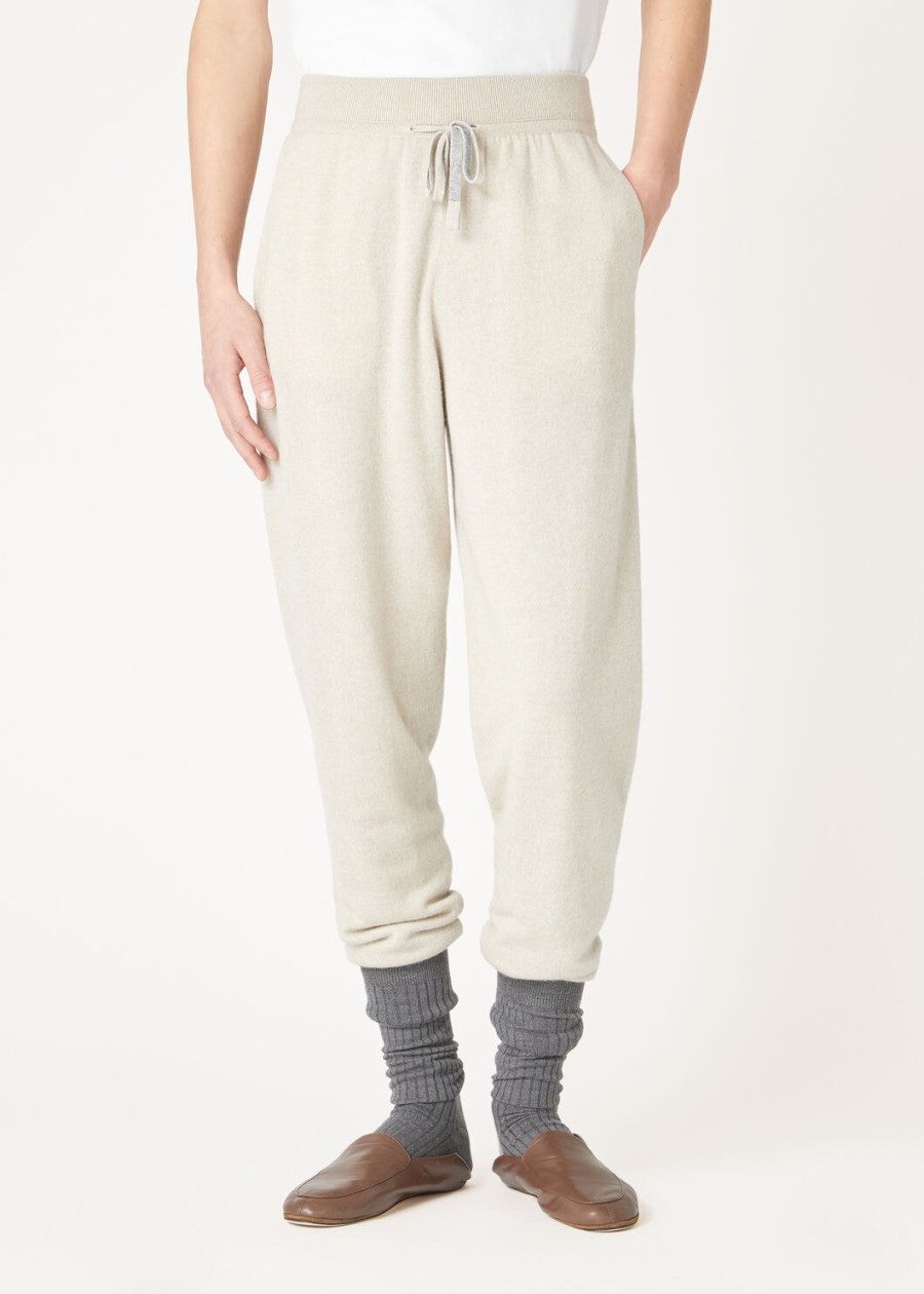 duo pants natural cashmere suitcasegrey melange
