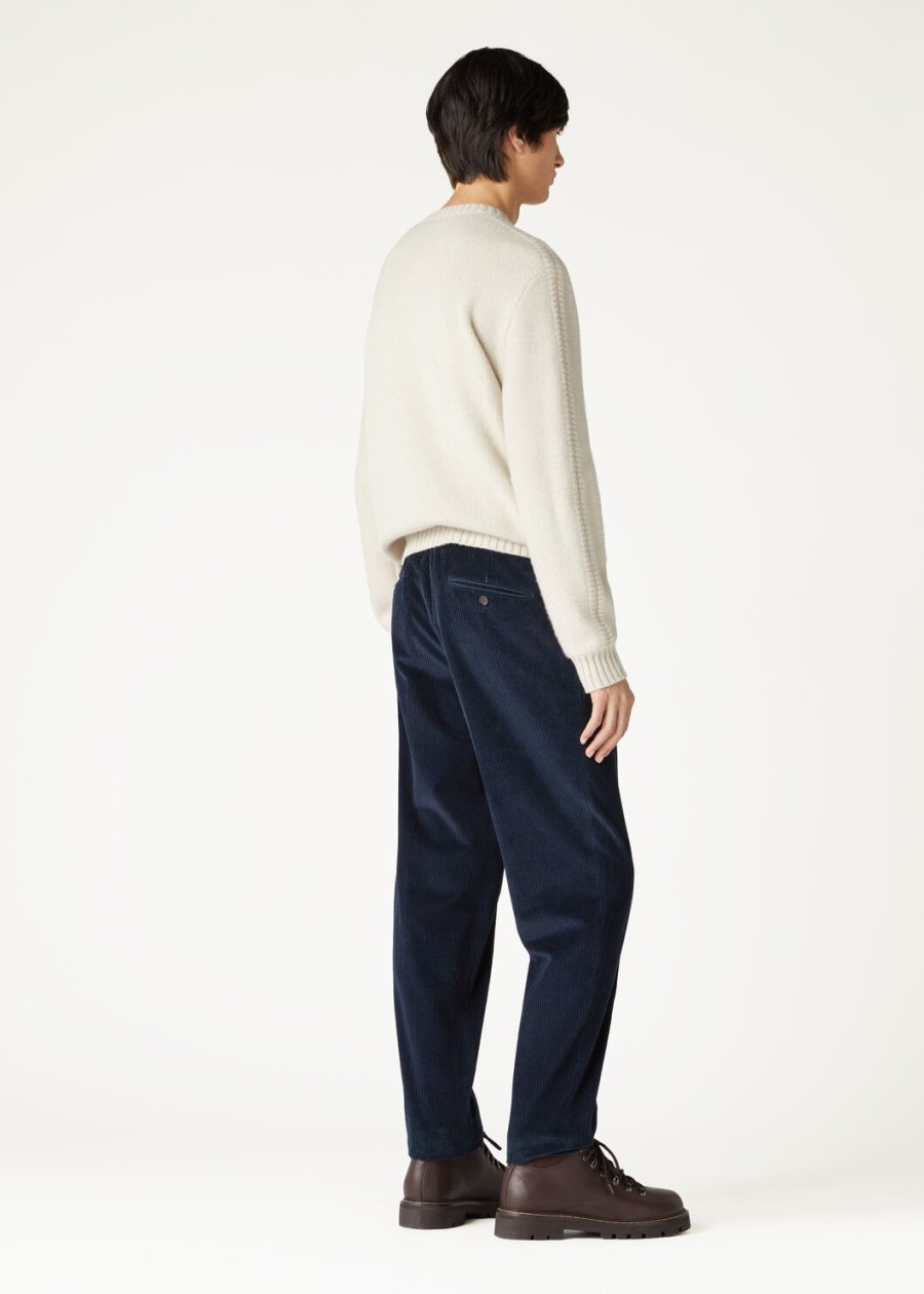 jarno katoenen broek marineblauw