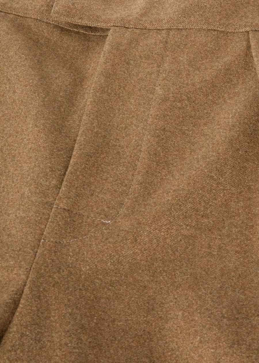 reinga kasjmier broek van scheerwol schotse tundra melange