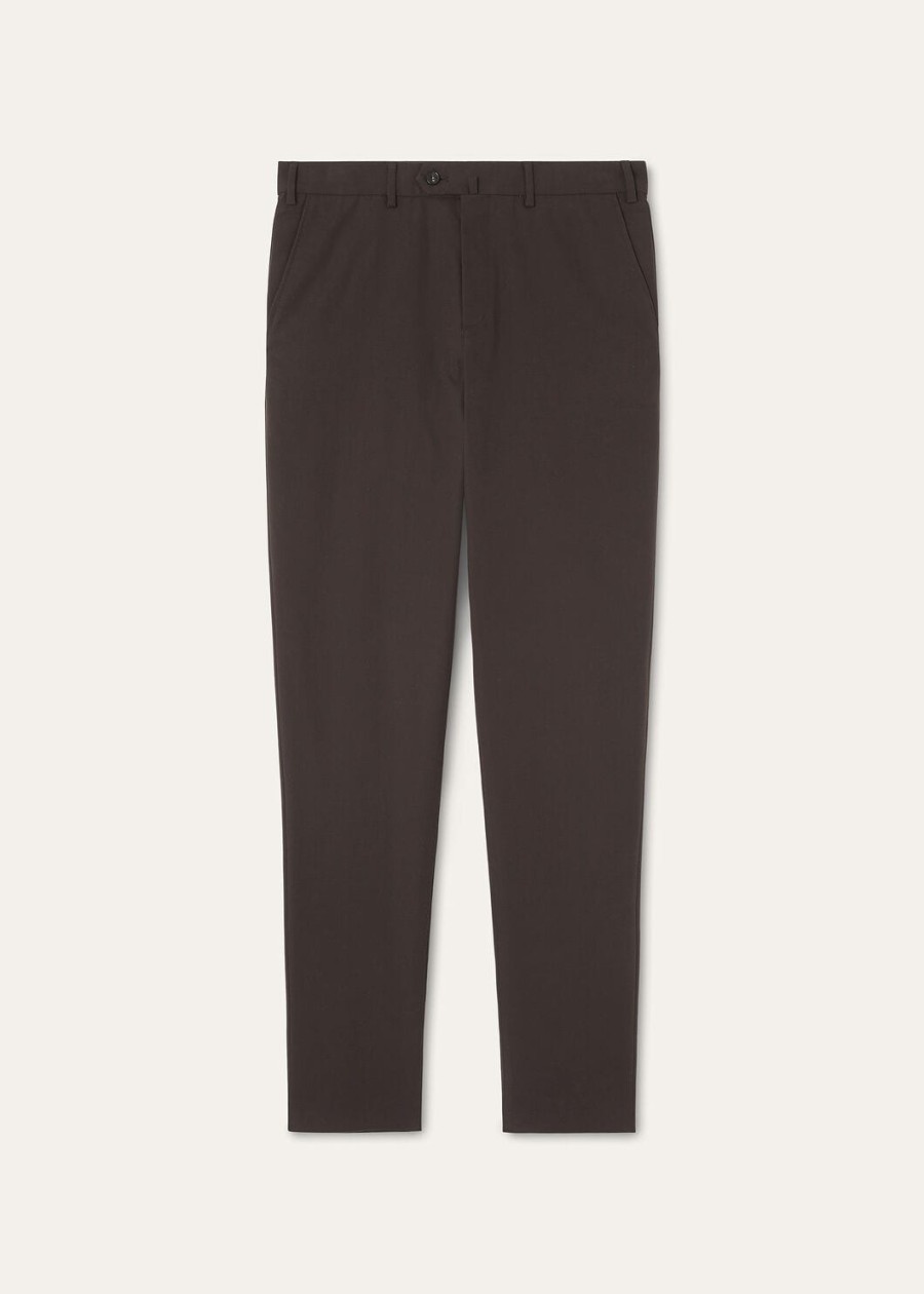 carlo katoenen broek met kruidnagelmotief