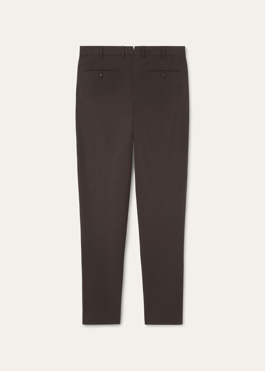 carlo katoenen broek met kruidnagelmotief