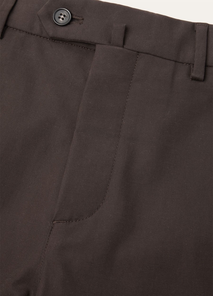 carlo katoenen broek met kruidnagelmotief