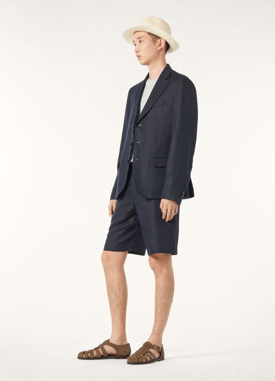 nolan bermudashorts in marineblauw