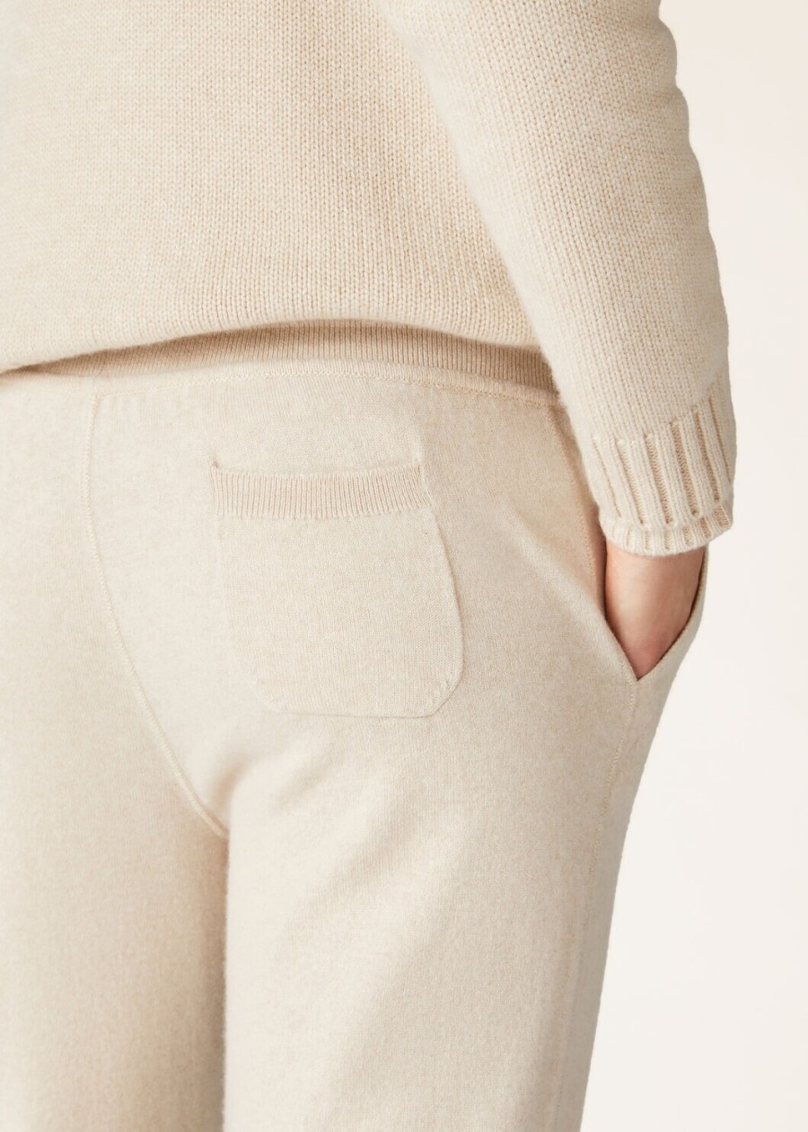 merano baby cashmere melange natuurlijke broek