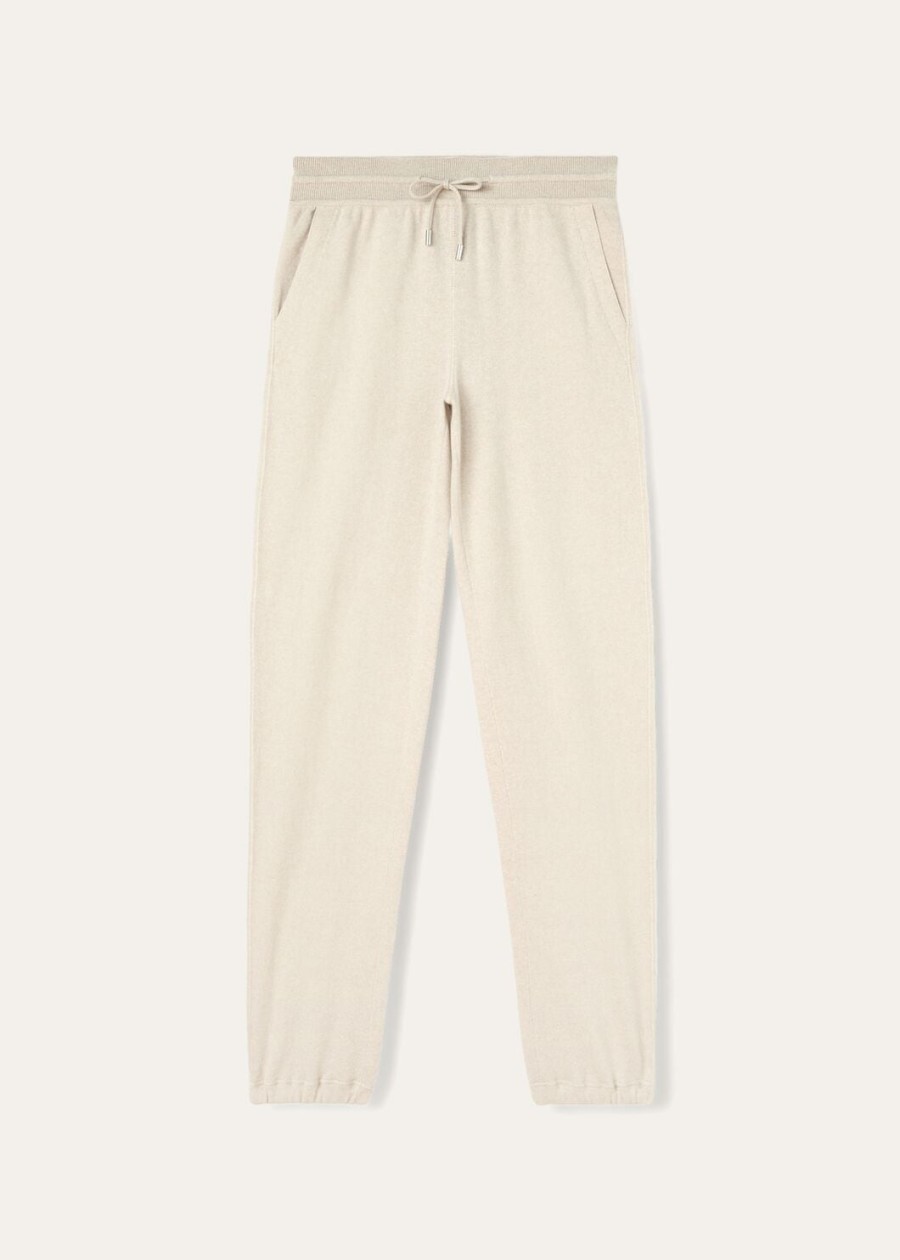 merano baby cashmere melange natuurlijke broek