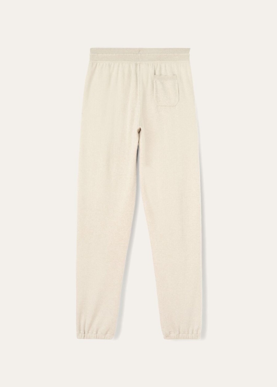 merano baby cashmere melange natuurlijke broek