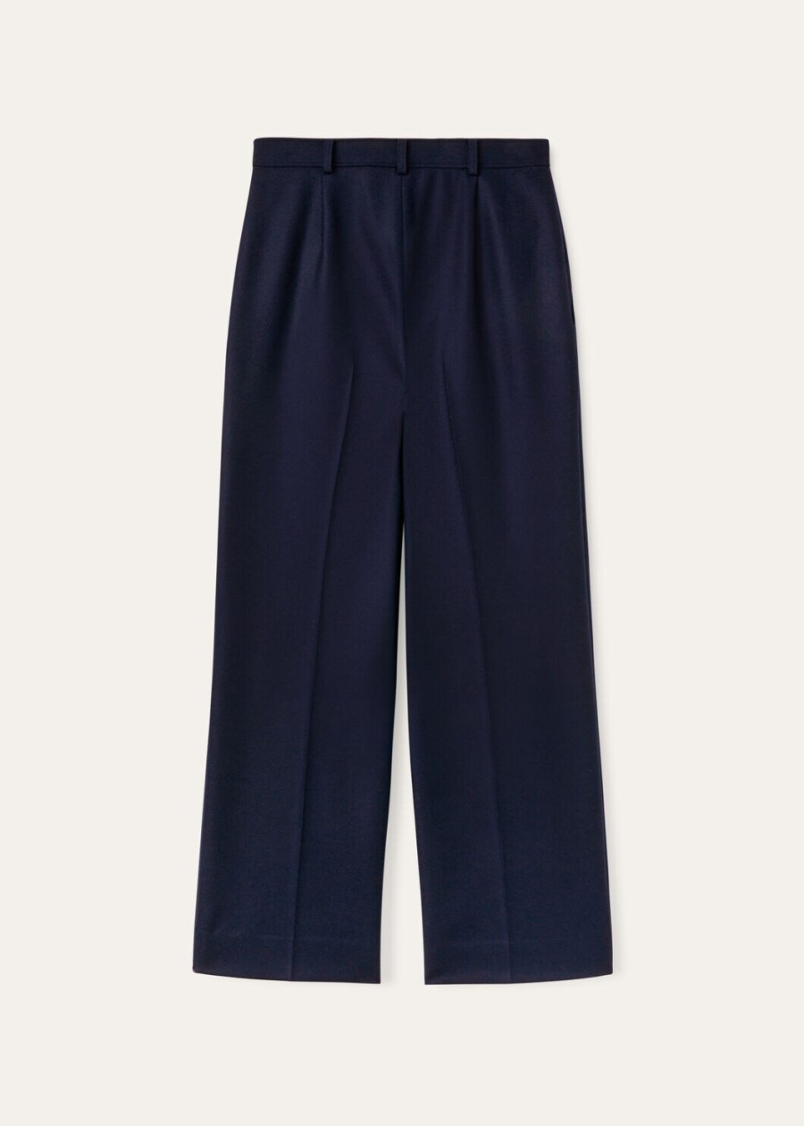 yurik broek kasjmier scheerwol chinees blauw