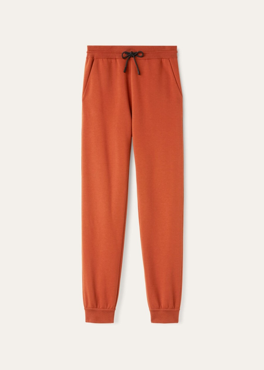 larecchio broek katoen kasjmier jaspis koraal oranje