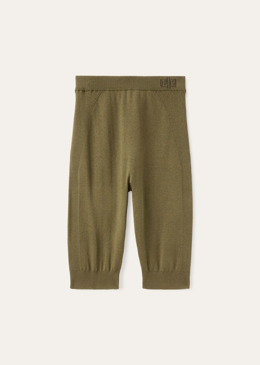 lagorai zijden korte broek met boerenkoolprint