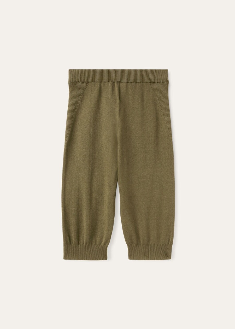 lagorai zijden korte broek met boerenkoolprint