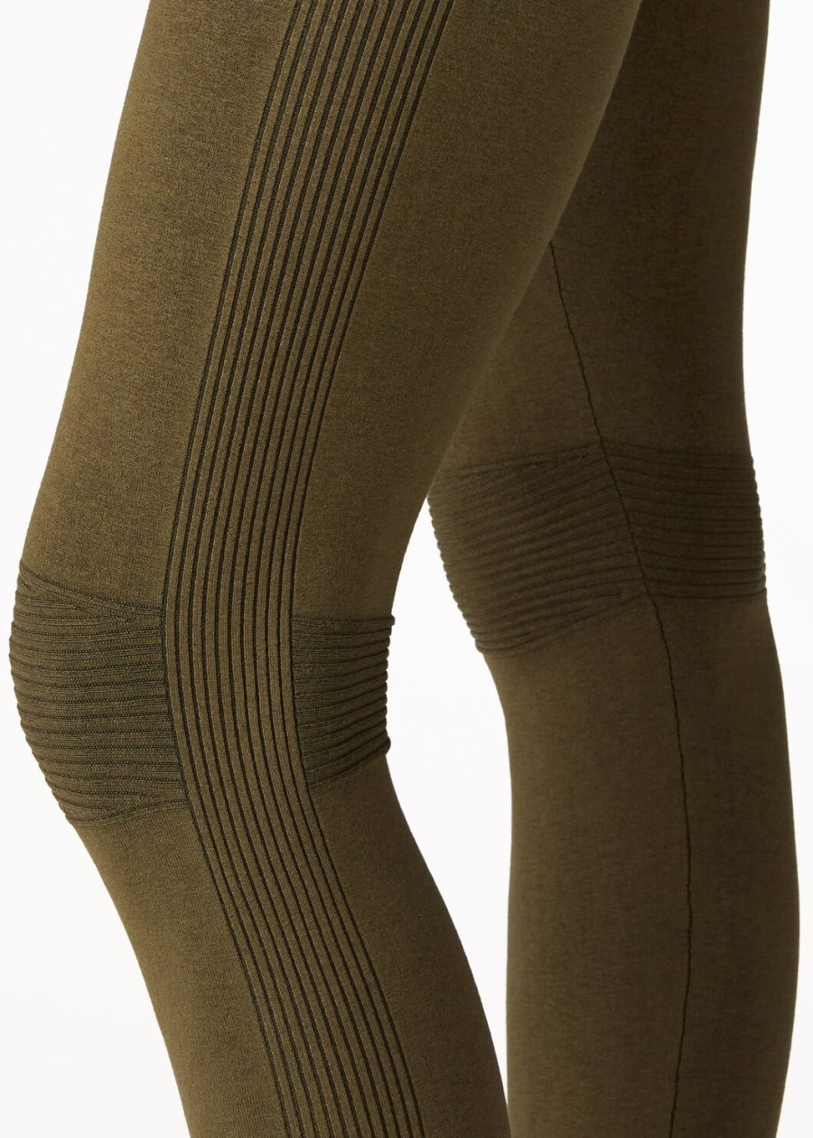 lagorai zijden legging met boerenkoolprint