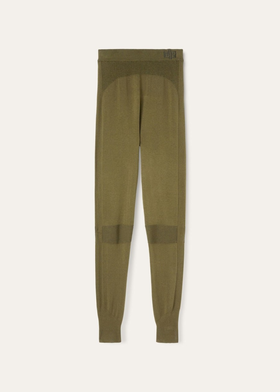 lagorai zijden legging met boerenkoolprint