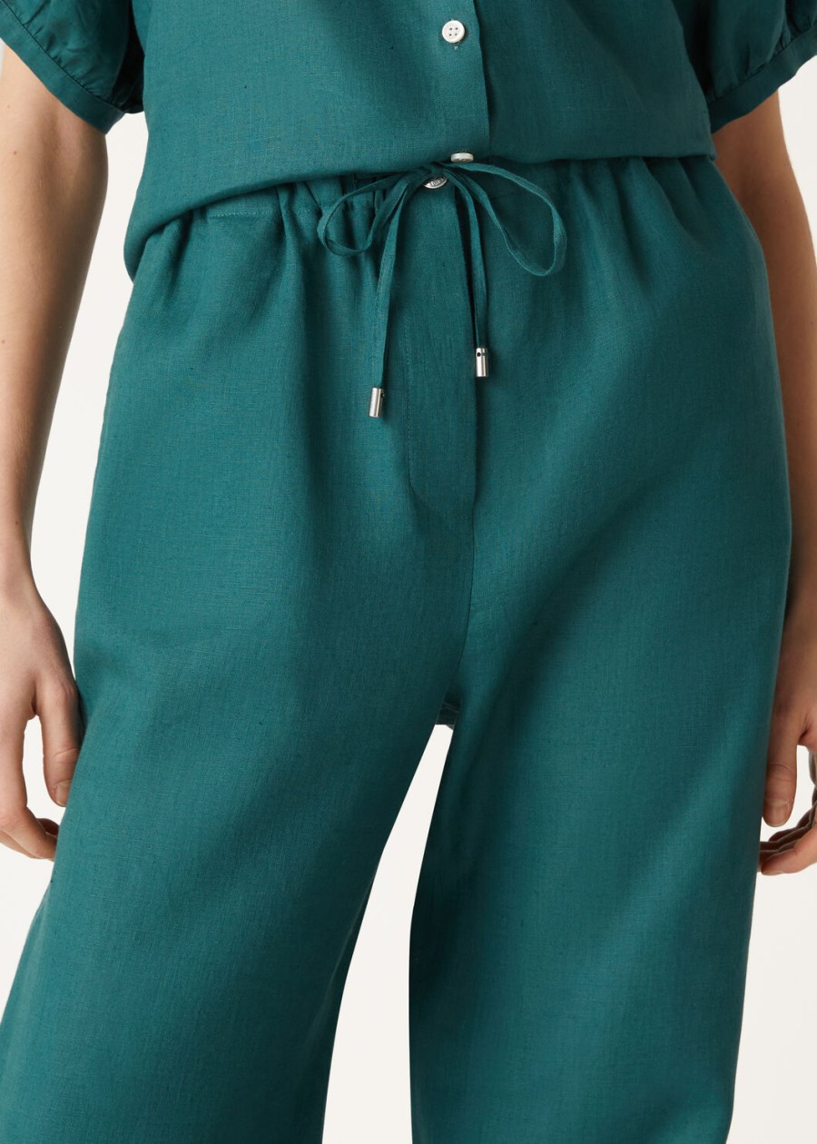 helios-broek in groene spirulina