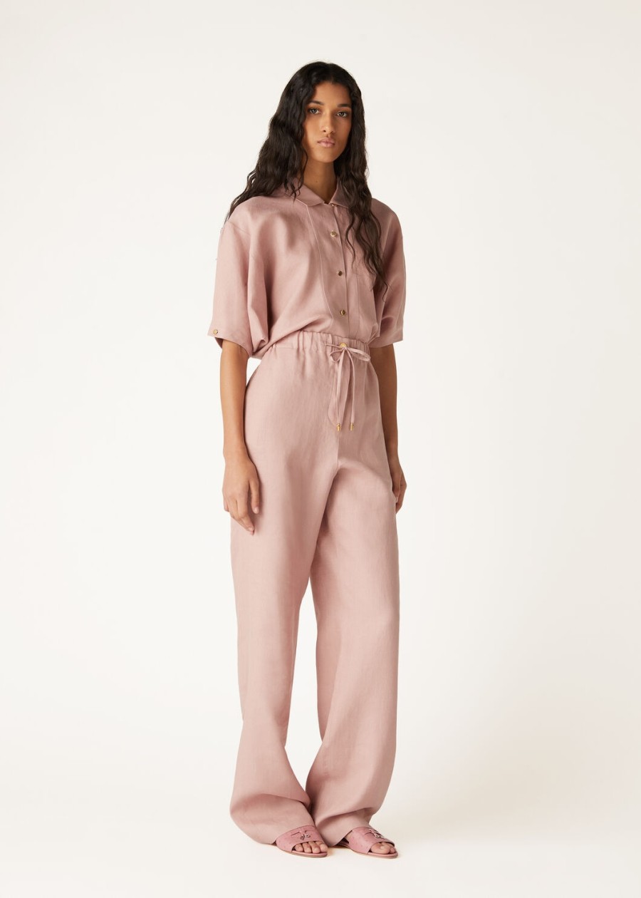 helios broek in impressionistisch roze