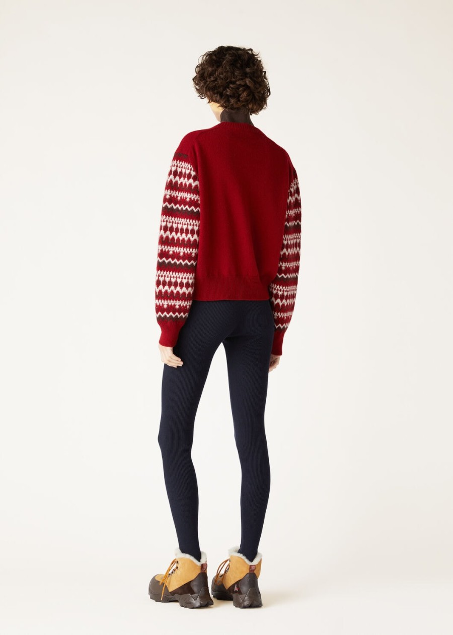 dreamwool leggings van zuivere scheerwol marineblauw