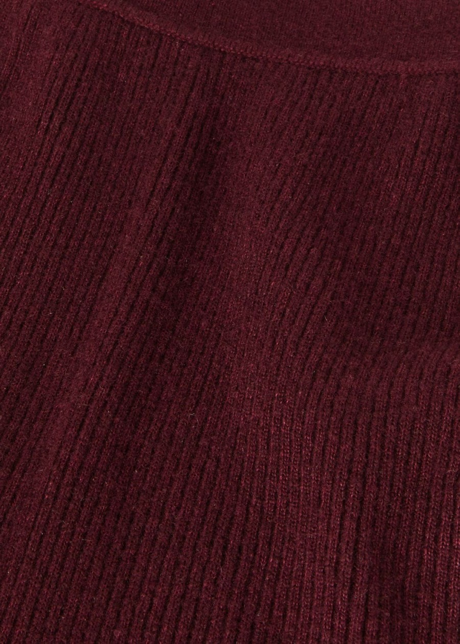 camino zijden kasjmier broek granaat elegantie
