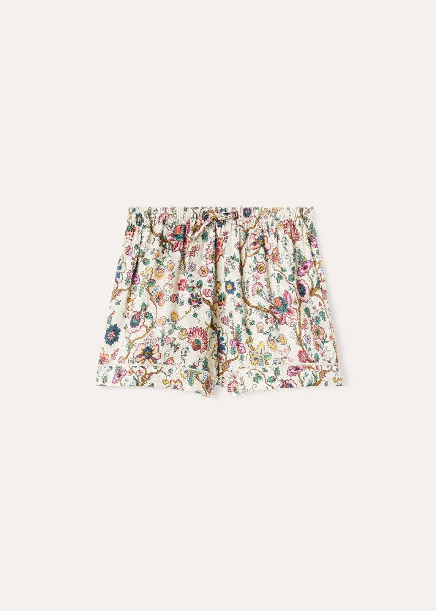 james bermuda shorts in sandelhoutimpressionistisch rozehoningcrème