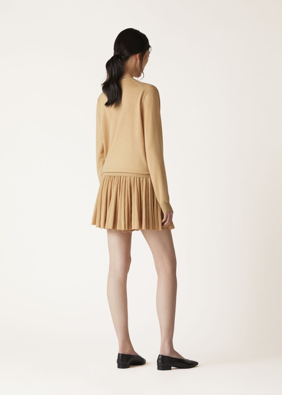 luciole cashmere clear gold shorts