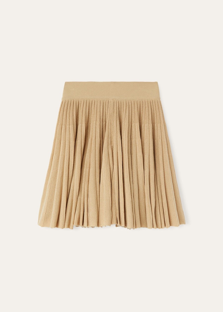 luciole cashmere clear gold shorts