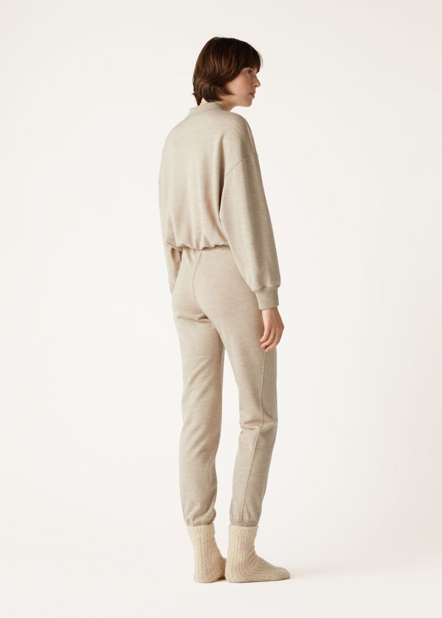 coconing cashmere pants demy brown nat