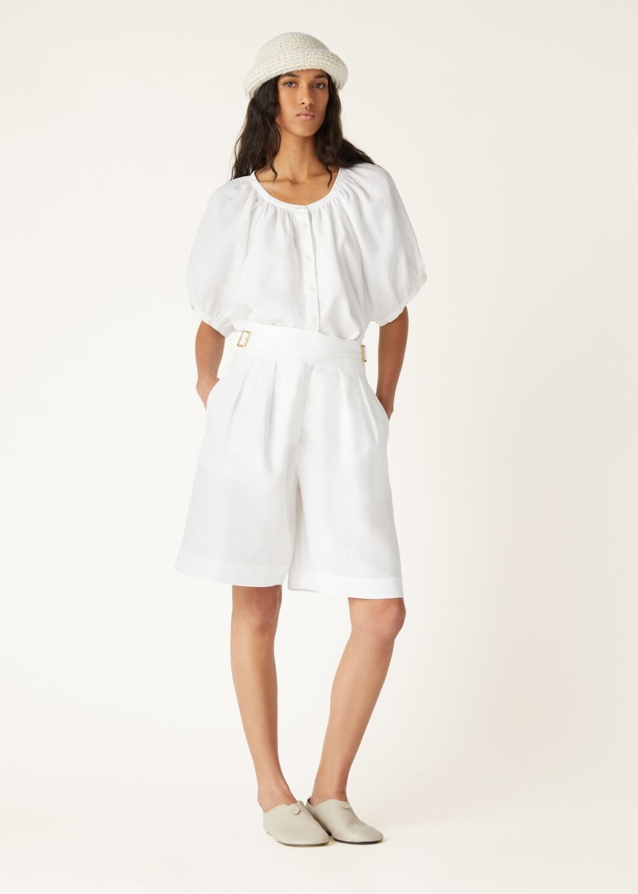 valmar bermuda-shorts in optisch wit