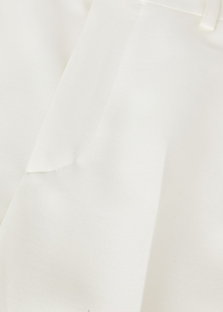doyle nougat zijden broek van zuivere scheerwol