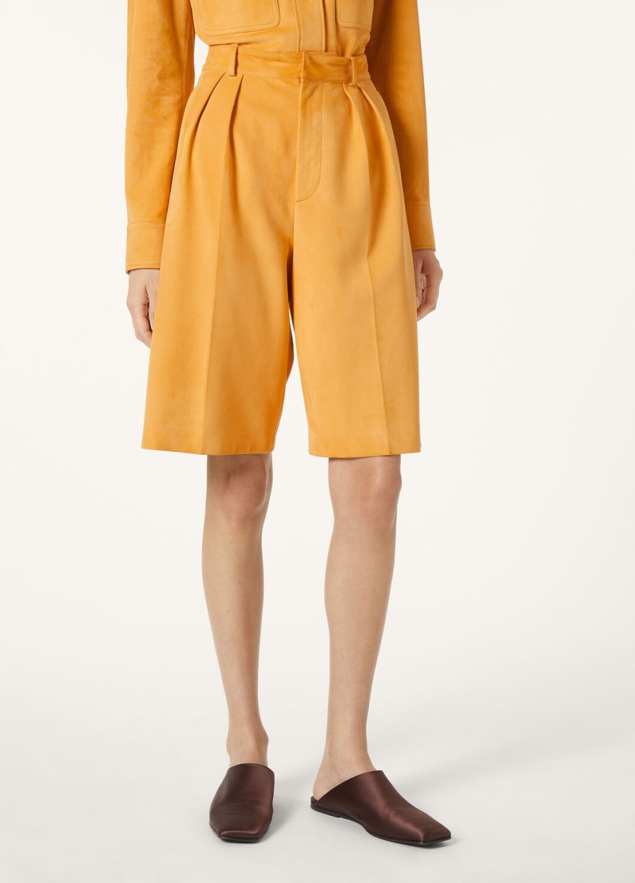 nicolas bermude shorts kidskin saffraanthee