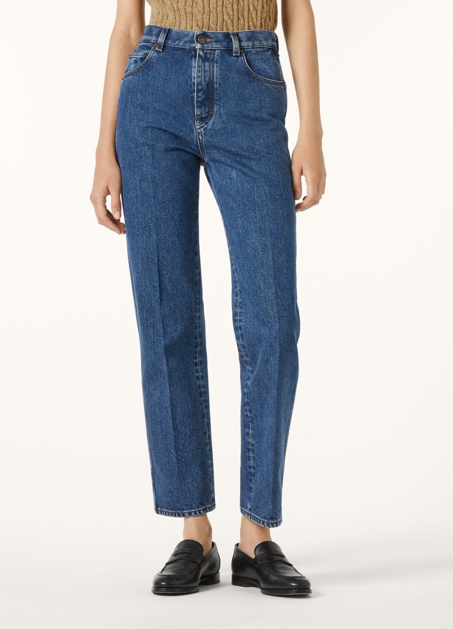 brooke denim denim zijde blauwe wassing broek