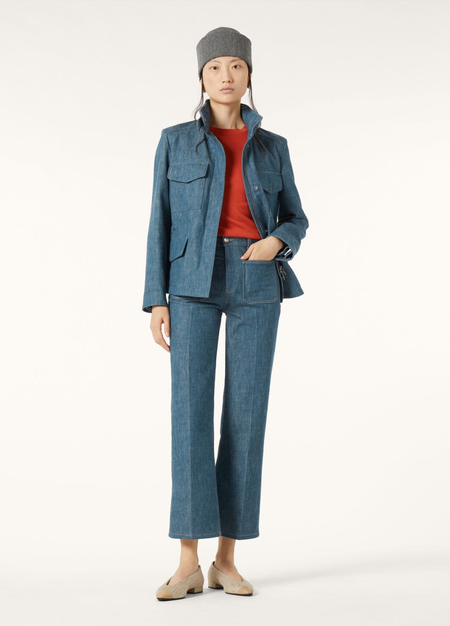 lamark austin denim blauwe spirulina broek