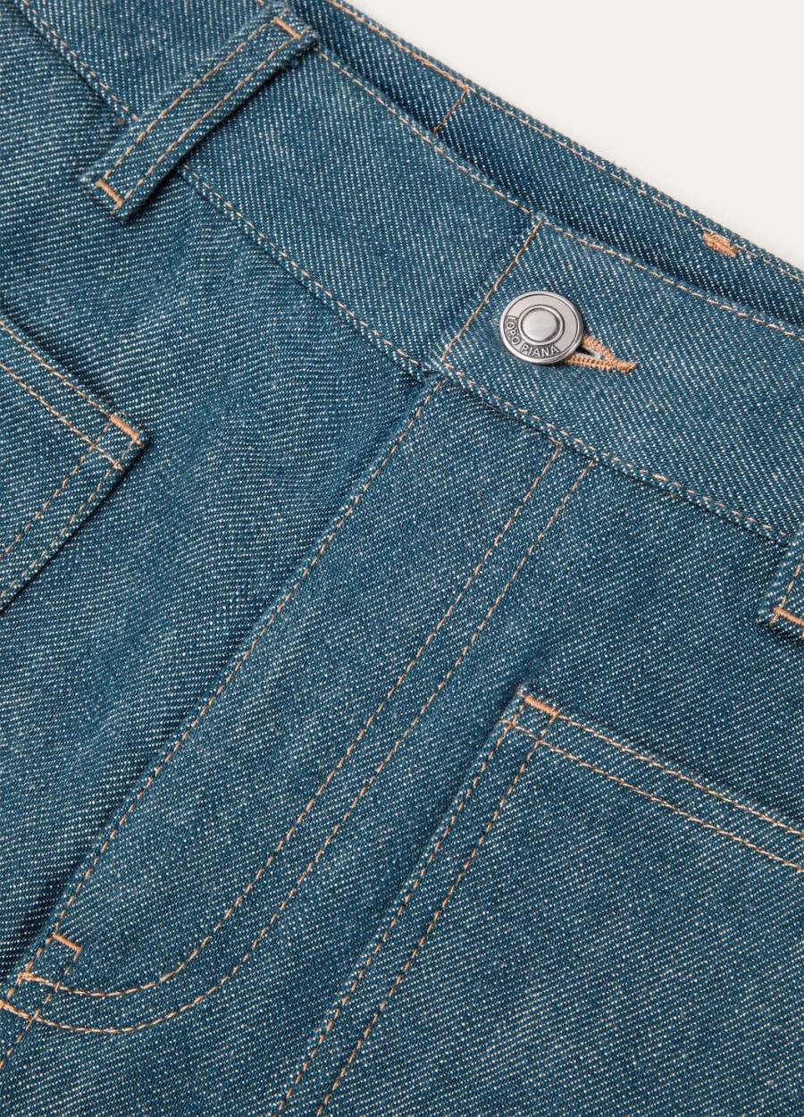 lamark austin denim blauwe spirulina broek
