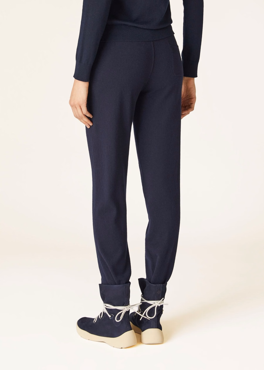 Merano baby kasjmier broek marineblauw