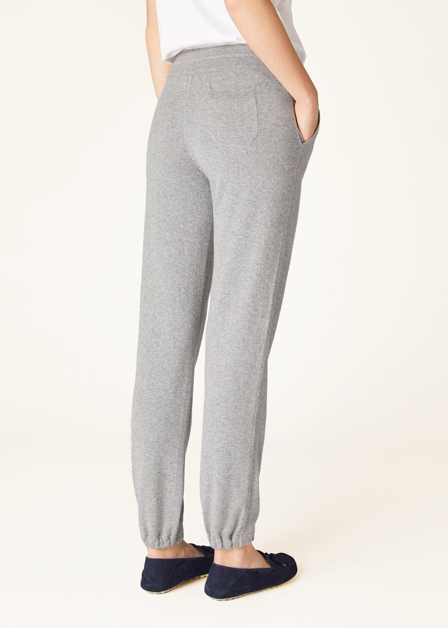 Merano Baby Cashmere flanellen gemêleerde broek