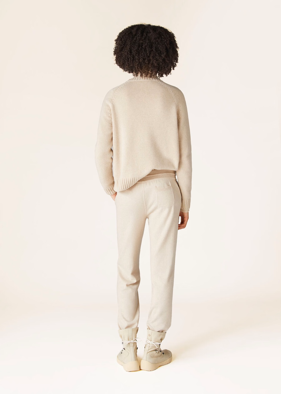 Merano Baby Cashmere Melange natuurlijke broek