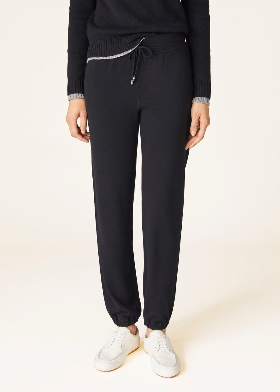 Merano baby kasjmier broek zwart