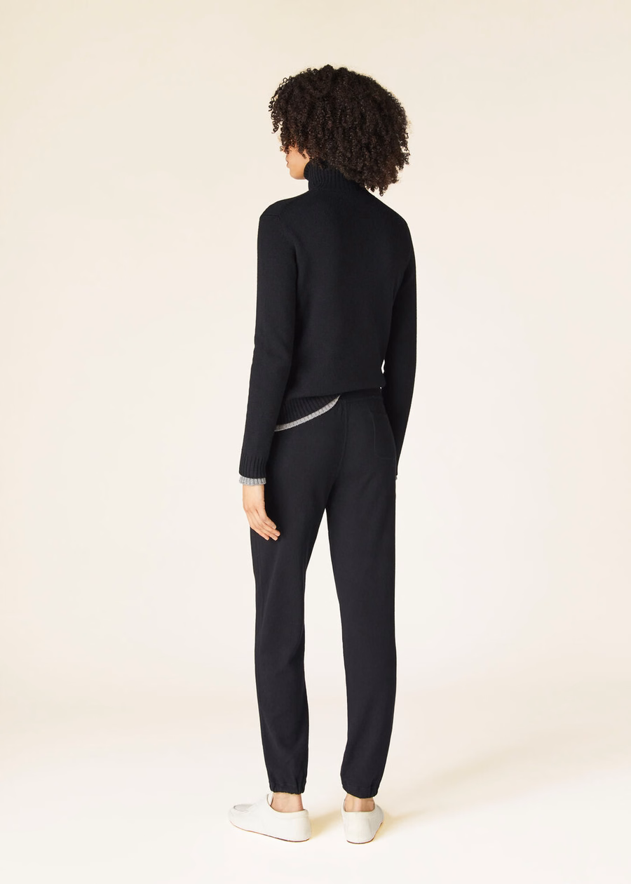 Merano baby kasjmier broek zwart