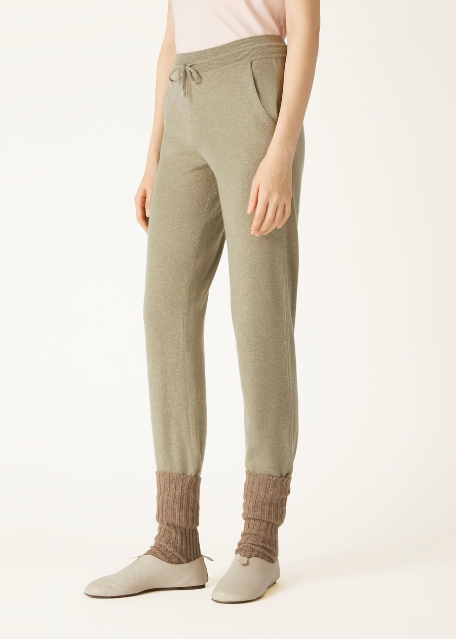Merano baby kasjmier broek met korianderzaadjes melange