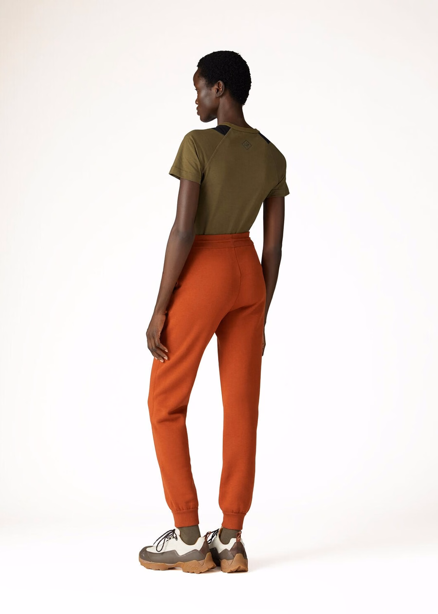 Larecchio Broek Katoen Kasjmier Jaspis Koraal Oranje
